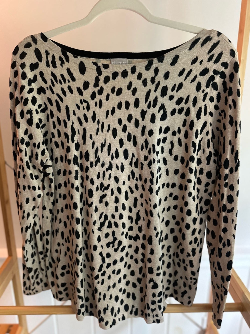Chico’s Animal Print Sweater